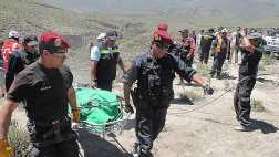 Choferes de bus y camión fallecieron tras colisión de vehículos