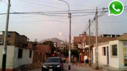 WhatsApp: postes en medio de pista ocasionan accidentes en SJM