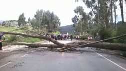 Carreteras de Cusco están bloqueadas por paro de agricultores