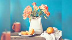 Consigue un efecto vintage con piezas de porcelana y metal