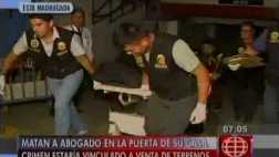 SJL: sicarios asesinaron a un abogado en la puerta de su casa