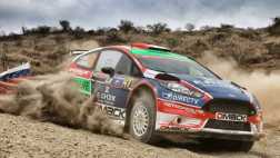 Nicolás Fuchs marcha tercero en Rally de México por el Mundial