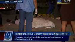 San Luis: trabajador de 65 años murió atropellado por un camión