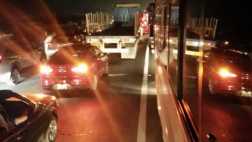 Pucusana: largas colas de autos por bloqueo de Panamericana Sur