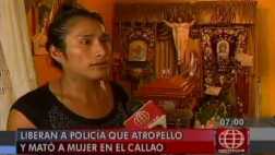 Liberan a policía que atropelló y mató a mujer en el Callao
