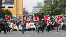 Sutep evalúa un paro nacional para el 8 de abril