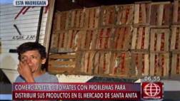Santa Anita: vendedores de tomates se enfrentan con mayoristas