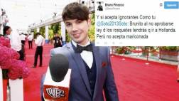 Twitter: Bruno Pinasco respondió a agravio por Unión Civil