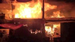 Incendio en galería de Huancayo deja S/. 100 mil en pérdidas