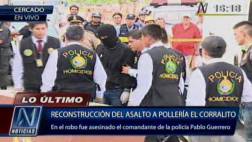 Asesinato de policía en pollería El Corralito fue reconstruido