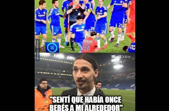 Zlatan Ibrahimovic y los memes por llamar 