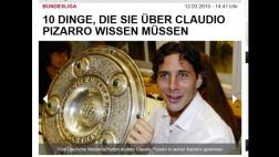 Claudio Pizarro y las 10 cosas que destacó de él la Bundesliga