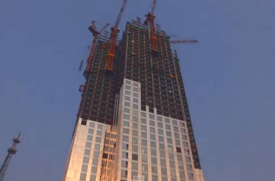 Construyen en China un edificio de 57 pisos en 19 días