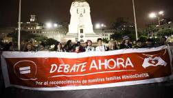 Unión civil: esta tarde se realizará una segunda marcha