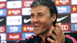 Luis Enrique: “Llegamos líderes al clásico y en buen estado”