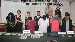 Capturan a dos bandas que robaban locales a mano armada