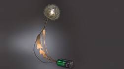 Llena de luz tu habitación con este diente de león natural