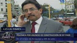 Cornejo sobre by-pass: se financiaría con peajes de Evitamiento