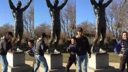 Novak Djokovic: boxeó junto a 'Rocky Balboa'