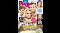 Britney Spears posó con sus hijos para la revista "People"