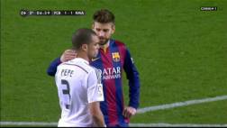 Piqué contó qué le preguntaban Pepe y el árbitro en el clásico