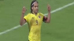 Radamel Falcao anotó doblete en goleada de Colombia (VIDEO)