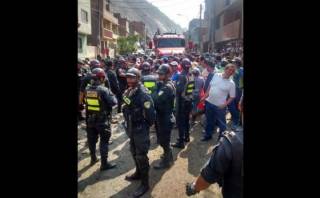 Chosica: vecinos bloquearon por una hora la Carretera Central