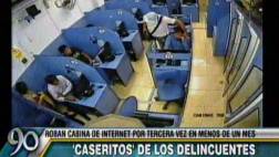 Surquillo: asaltan cabina de Internet tres veces en un mes