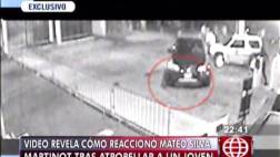 ¿Qué hizo Mateo Silva-Martinot tras atropellar al joven?