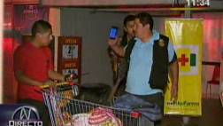 Asalto en Plaza Vea del Rímac fue frustrado por la policía