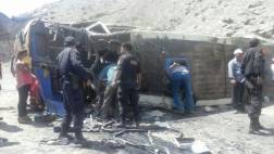 Cieneguilla: dos muertos y 20 heridos dejó volcadura de bus