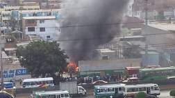 Incendio en Los Olivos destruyó almacén con material reciclable