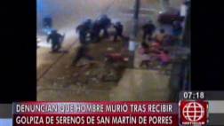 SMP: acusan a serenos de golpear a mototaxista hasta matarlo