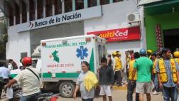 Roban S/.4 millones del Banco de la Nación de Puerto Maldonado