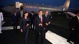 Ollanta Humala llegó a Panamá para la Cumbre de las Américas