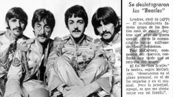 Se desintegraron los Beatles, informó El Comercio hace 45 años