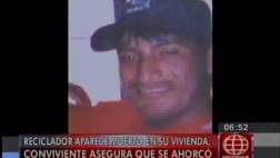 Reciclador apareció muerto en su vivienda de El Agustino