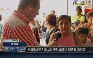 Chosica: Minedu cerró tres colegios por riesgo ante huaicos