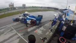 YouTube: Atropellan a mecánico en la Indy Car