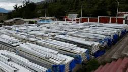 Ubinas: módulos de vivienda no instalados están en mal estado