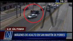 VIDEO: marcas asaltan y balean a víctimas en Av. Túpac Amaru