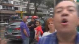 Revelan nuevo video sobre agresión de español a trabajadora
