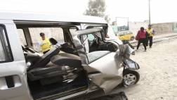 Cusco: 7 heridos por colisión de 4 vehículos en Pampa Huasao
