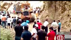 Pataz: trabajador murió tras caer en cargador frontal a abismo