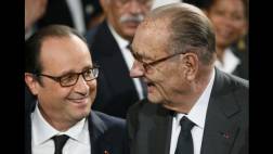 Chirac y Hollande, polos opuestos ante cariño de los franceses