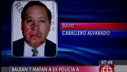 Policía investiga asesinato de ex agente por ajuste de cuentas