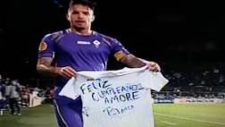 Juan Manuel Vargas dedicó gol a su esposa con este mensaje