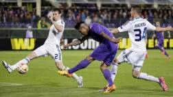 Juan Vargas marcó golazo para la Fiorentina en la Europa League