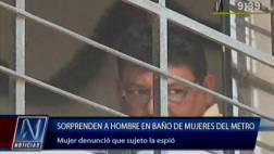 Detienen a acosador en baño de mujeres de estación del Metro