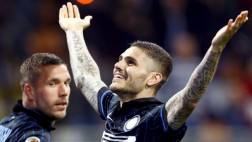 Inter derrotó 2-1 a la Roma con un agónico gol de Mauro Icardi